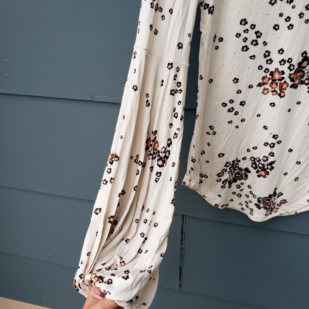 NWT Free People To The Tropics Blouson Sleeve - Picture 11 of 16